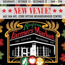 Fall Indoor Markets start on Saturday October 13 at our ⭐️NEW VENUE⭐️: the Core Ritchie Neighbourhood Centre (445 14th Ave, corner of 14th Ave and Edgar St).
« »
What you need to know:
• Fall Indoor Markets run Saturdays ONLY from Oct 13 to De