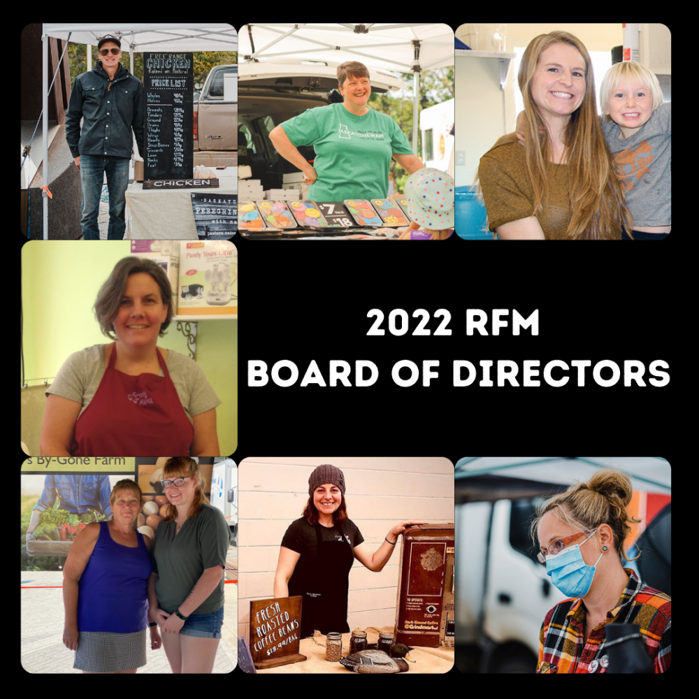 Regina Farmers' Market: 2022 Board of Directors