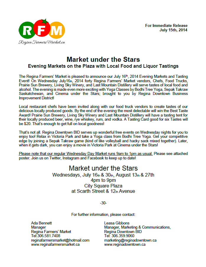 Day Market, Market under the Stars, and Cinema under the Stars - Image 1