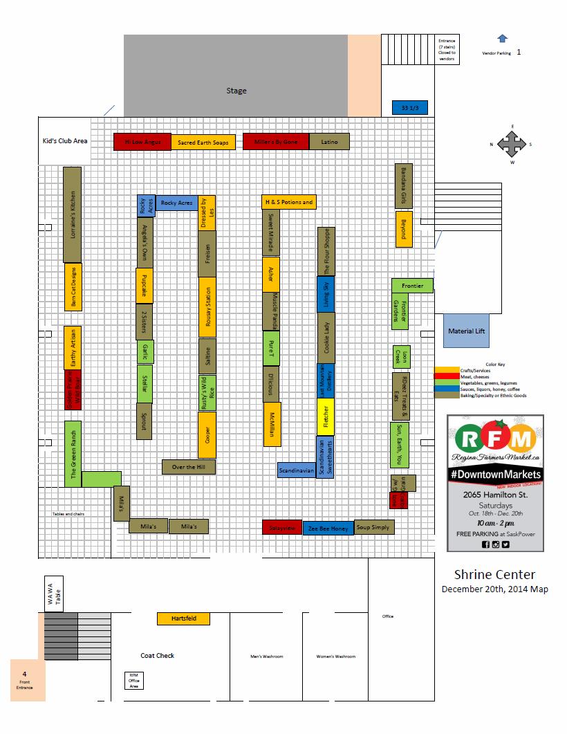December 20th Vendor Map! - Image 1