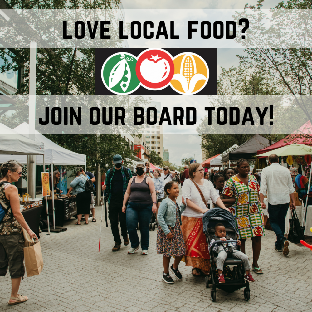 Love Local Food? Join our Board of Directors Today!