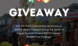 Enter to Win with Rohit Communities
