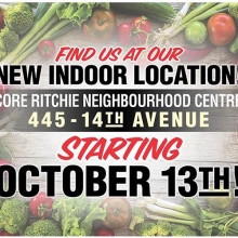 RFM News: Sept 29 Market
« »
The countdown is on! After 55 markets to date in 2018 (nine spring indoor markets, 42 outdoor markets, and four Markets Under the Stars!), there are only three outdoor markets remaining before we move inside to our brand new